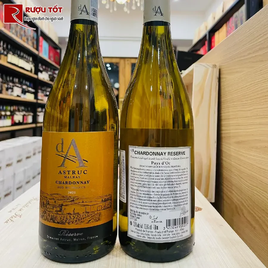 ruou da domaines astruc chardonnay reserve
