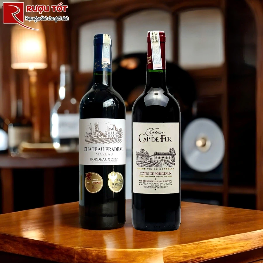 Rượu đỏ Chateau Cap de Fer
