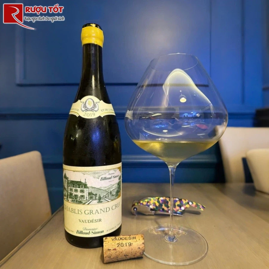 ruou domaine billaud-simon chablis grand cru vaudesir ngon