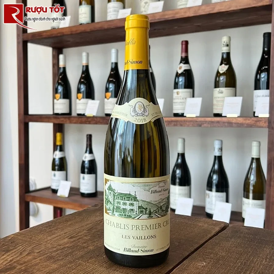 ruou domaine billaud-simon chablis premier cru les vaillons chinh hang
