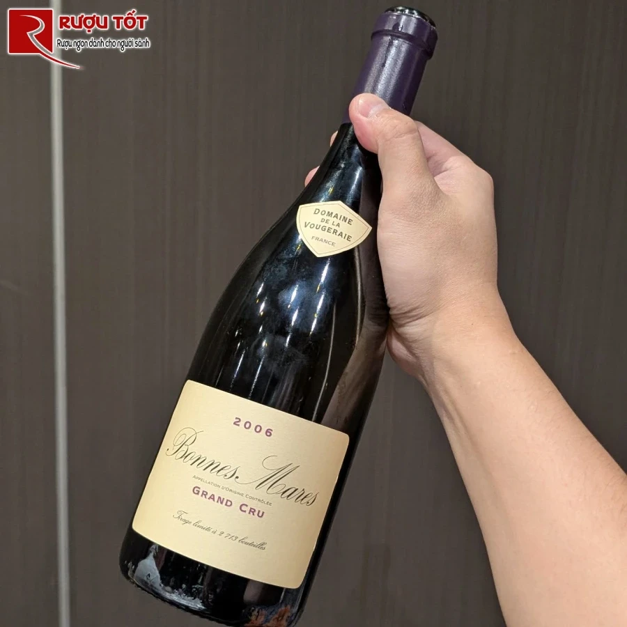 ruou domaine de la vougeraie bonnes mares grand cru 2013