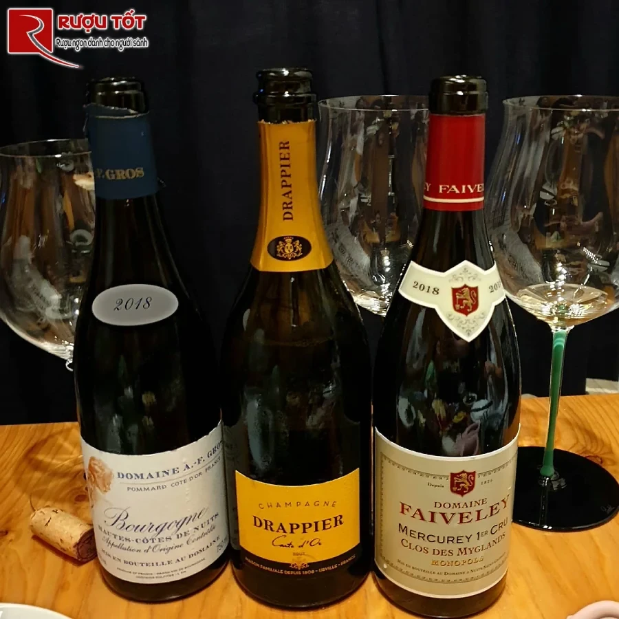 ruou domaine faiveley 1er cru