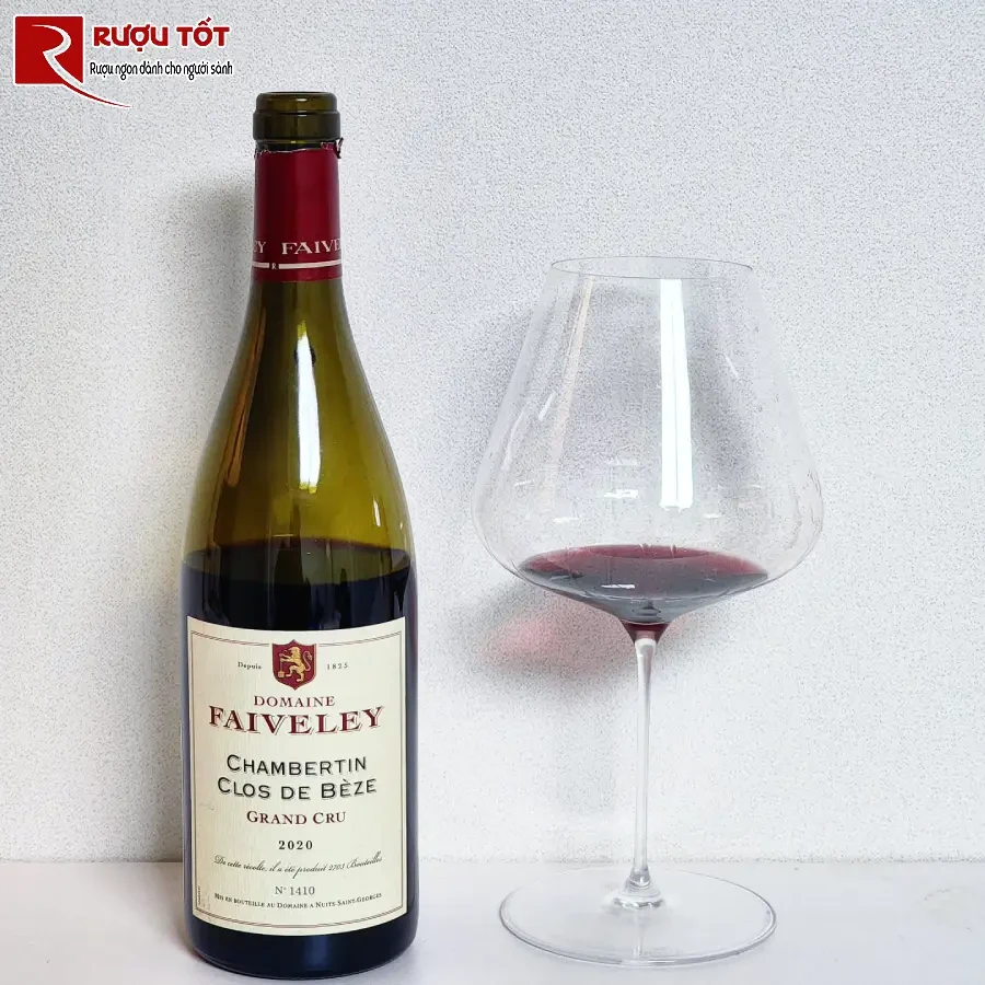 ruou domaine faiveley chambertin grand cru clos de beze 13,5% 750ml