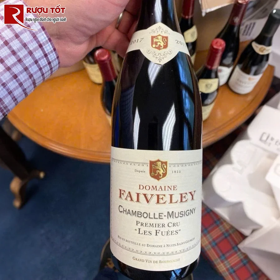 ruou domaine faiveley chambolle musigny premier cru les fuees dang cap