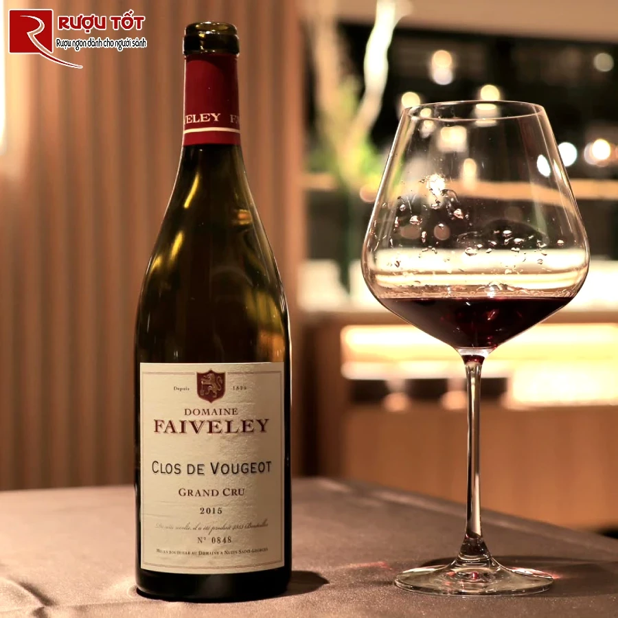 ruou domaine faiveley clos de vougeot grand cru 13% 750ml