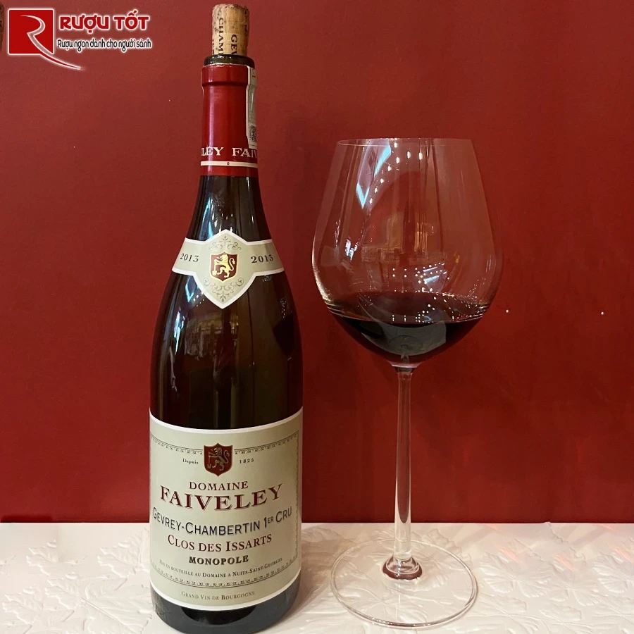 ruou domaine faiveley gevrey-chambertin premier cru clos des issarts monopole ngon