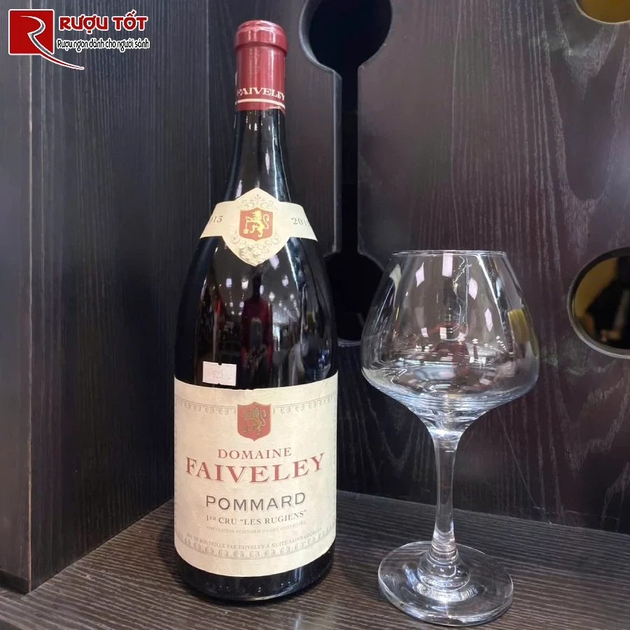 ruou domaine faiveley les ruggiens pommard premier cru dang cap
