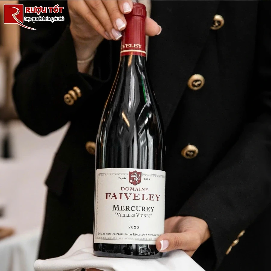 ruou domaine faiveley mercurey vieilles vignes 13% 750ml