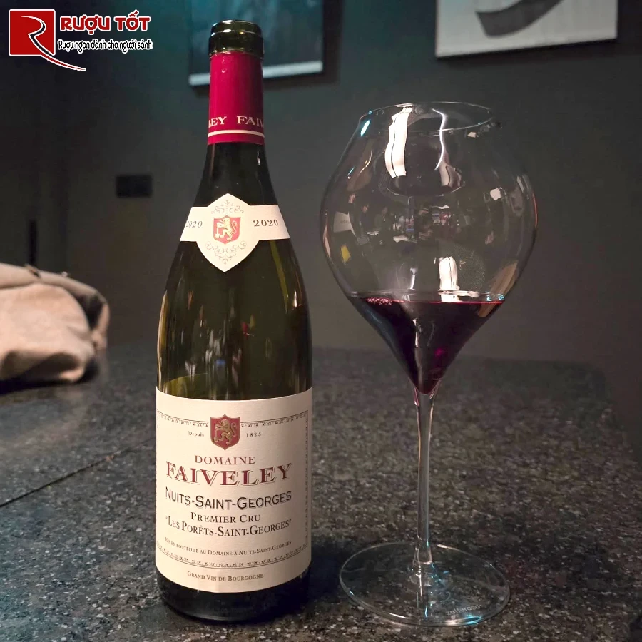 ruou domaine faiveley nuits saint georges premier cru les porets st georges 13,5%