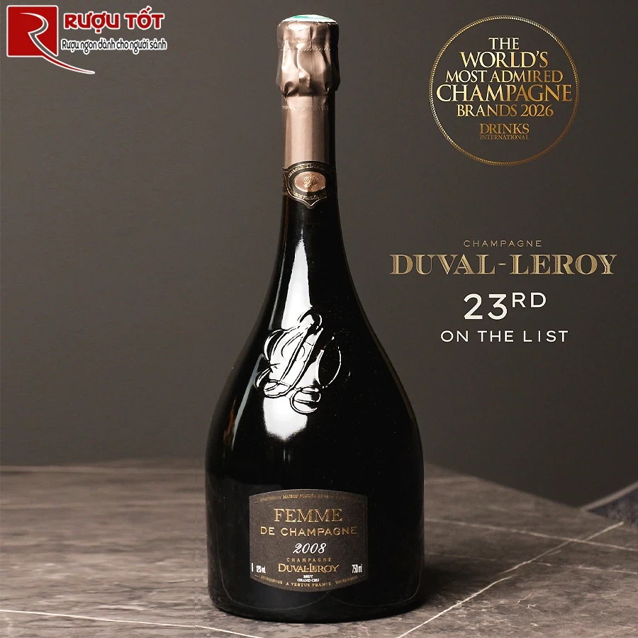 Rượu Duval Leroy Femme de Champagne Brut Nature