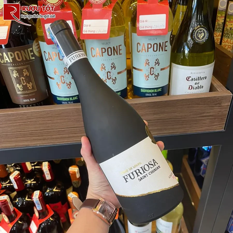 ruou furiosa saint chinian terre de loups 750ml 14% hao hang