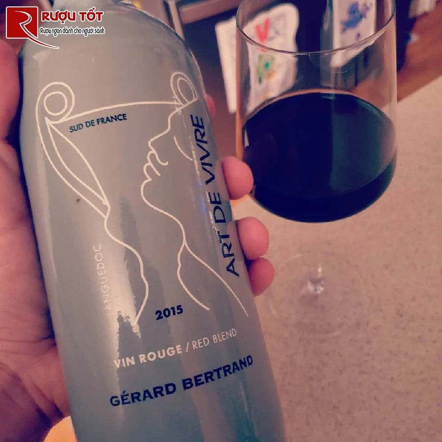 ruou gerard bertrand art de vivre red chinh hang