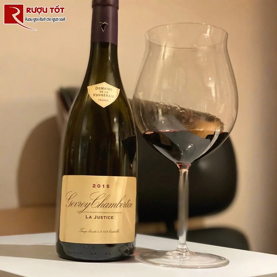 ruou gevrey chambertin la justice domaine de la vougeraie