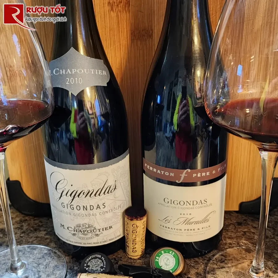 ruou gigondas les murailles