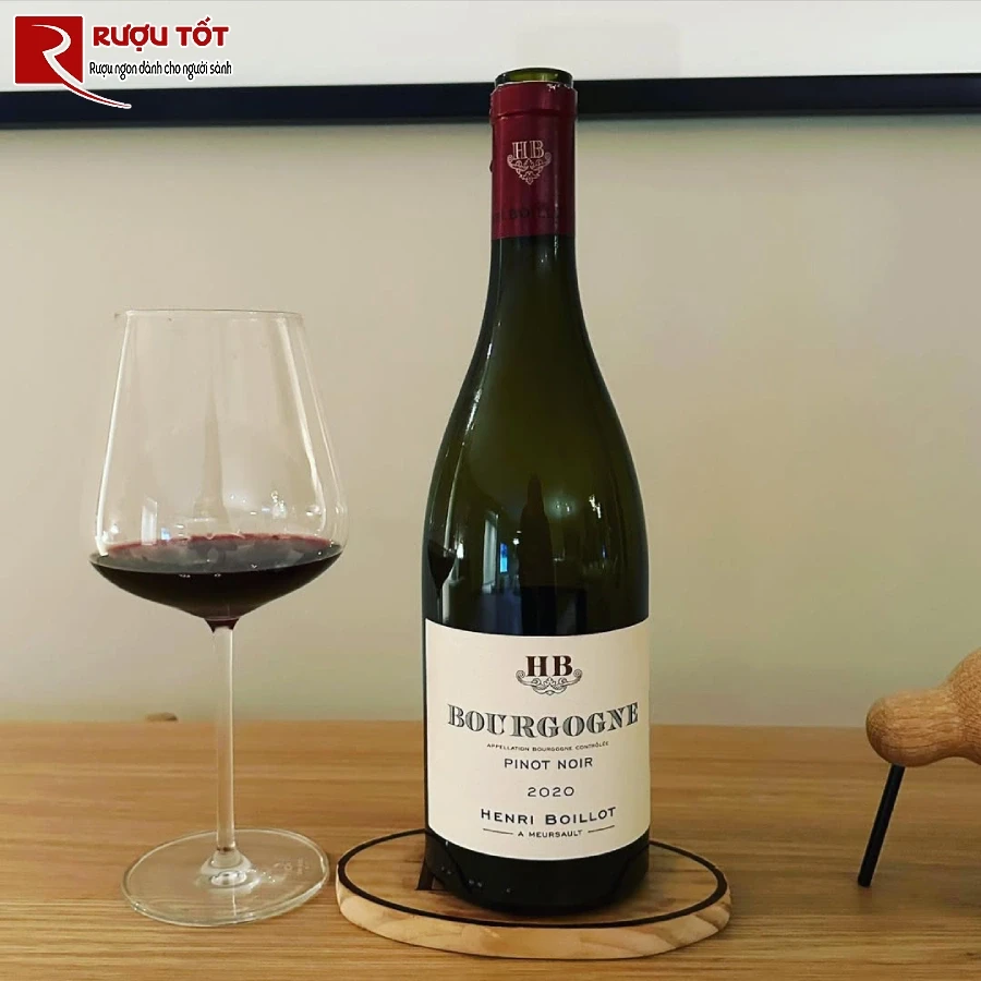 ruou henri boillot bourgogne pinot noir 750ml 13% cao cap