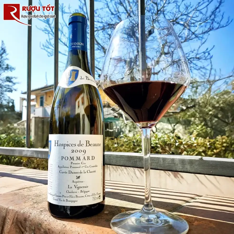 ruou hospices de beaune pommard cuvee dames de la charite phap