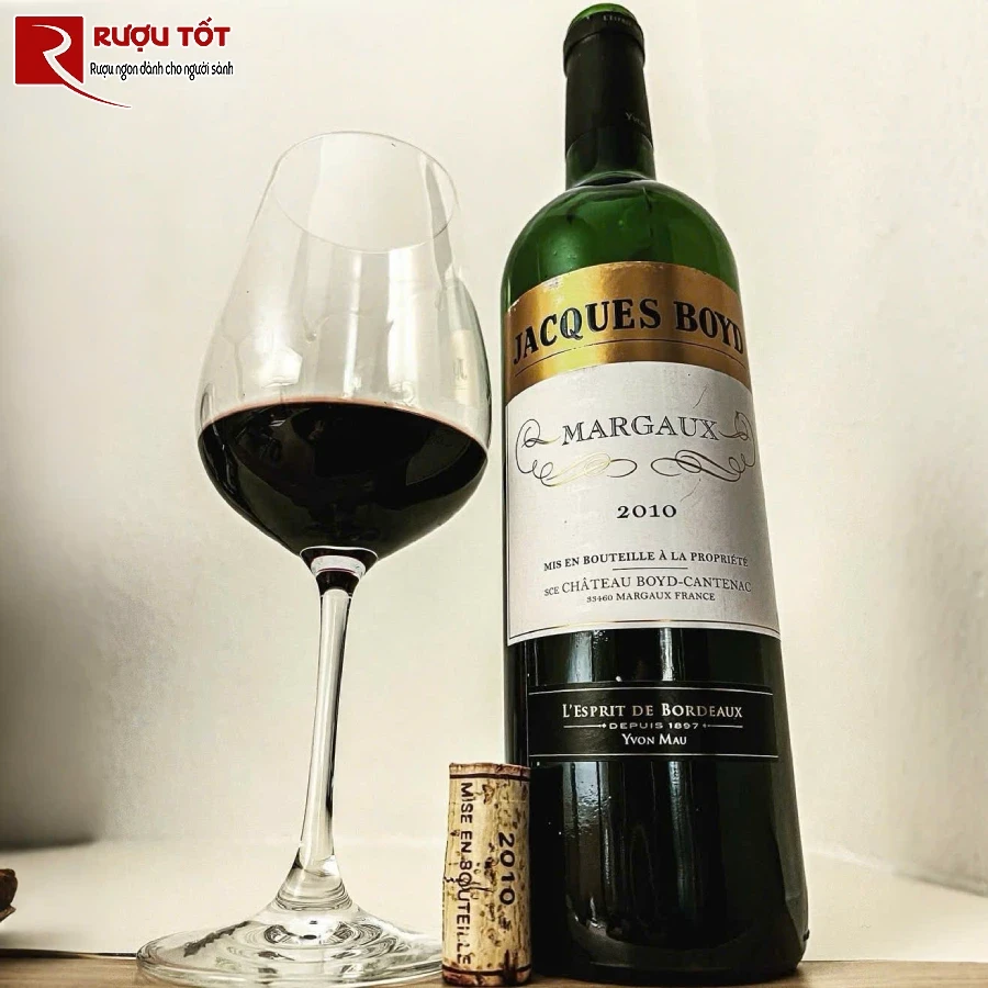 ruou jacques boyd margaux aop 13,5% 750ml thuong hang