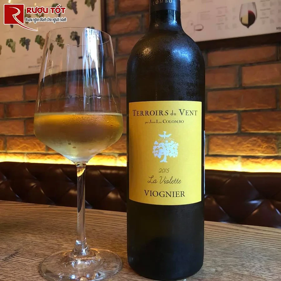 ruou jean - luc colombo viognier la violette hao hang phap