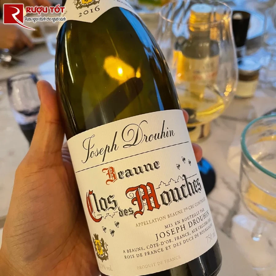 ruou joseph drouhin beaune clos des mouches blanc