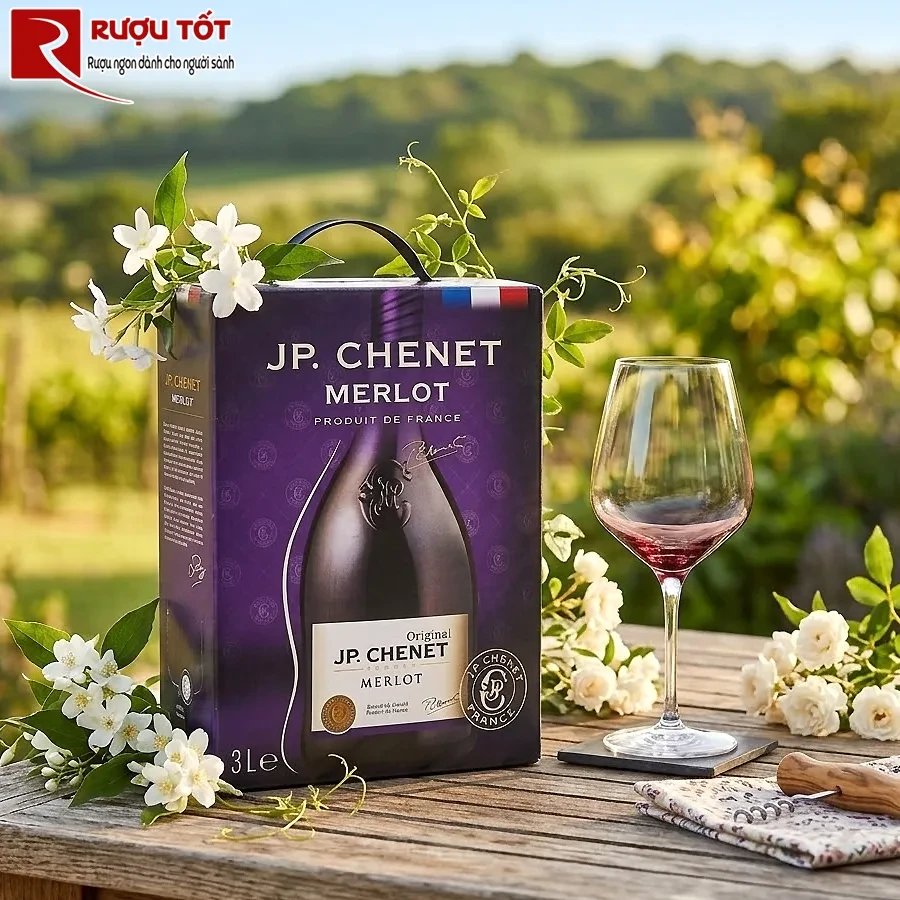 Rượu JP Chenet merlot 3 lít