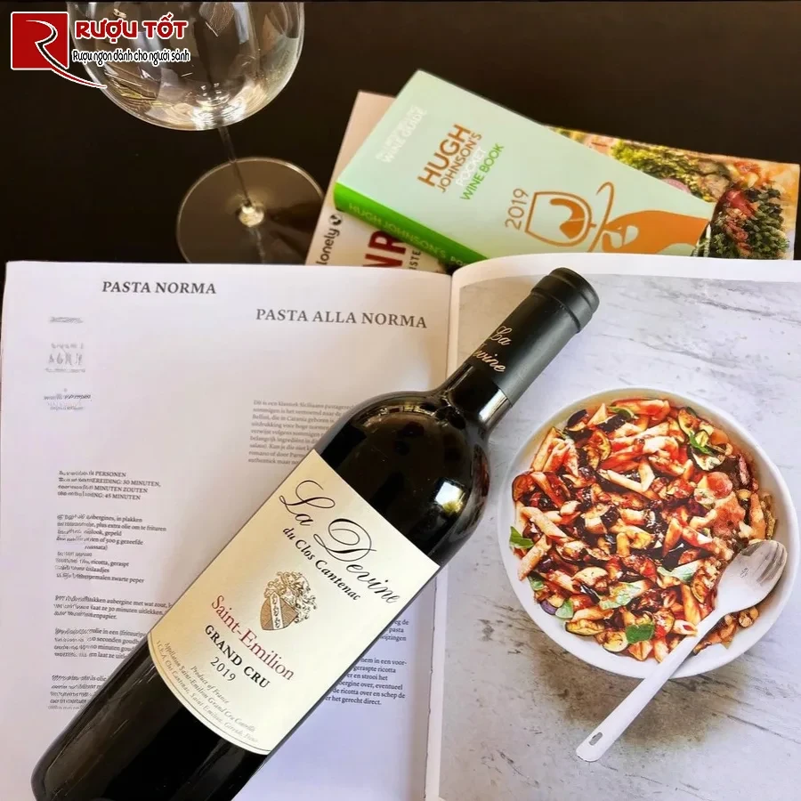 ruou la devine du clos cantenac saint émilion grand cru