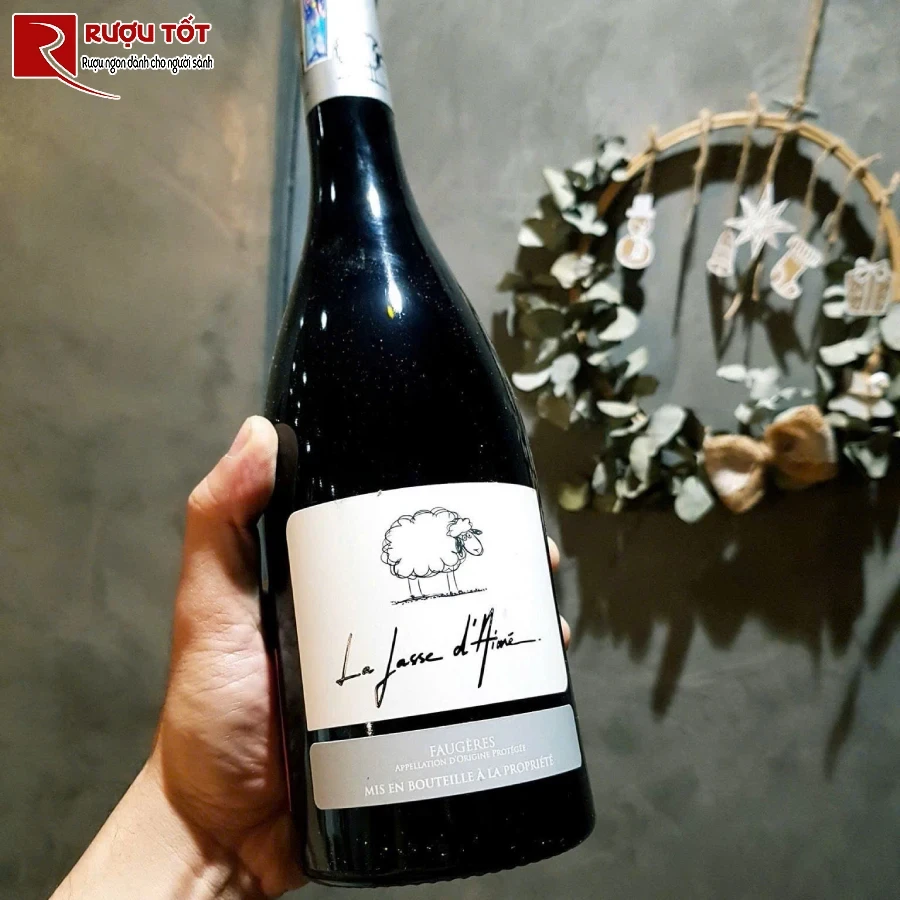 ruou la jasse d'aime faugeres rouge nhap khau phap gia tot