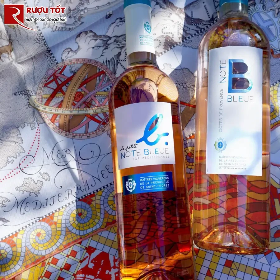 ruou la petite note bleue rose 750ml 12,5% hao hang phap