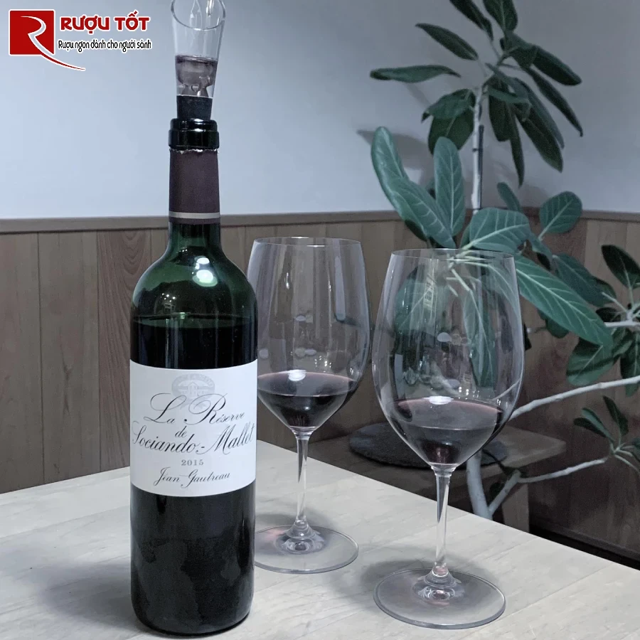 ruou la reserve de sociando mallet 750ml 14% cao cap