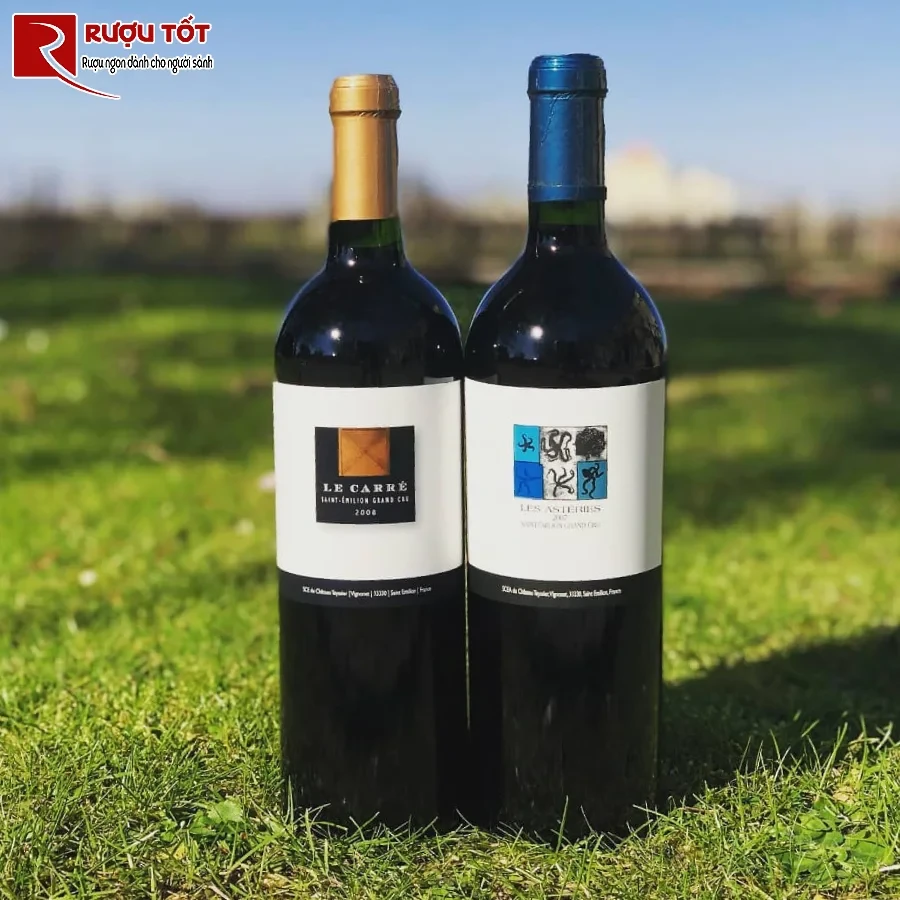 ruou le carre saint emilion grand cru phap dang cap
