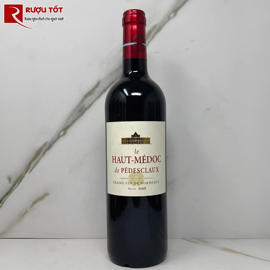 ruou le haut medoc de pedesclaux bordeaux 14% 750ml phap