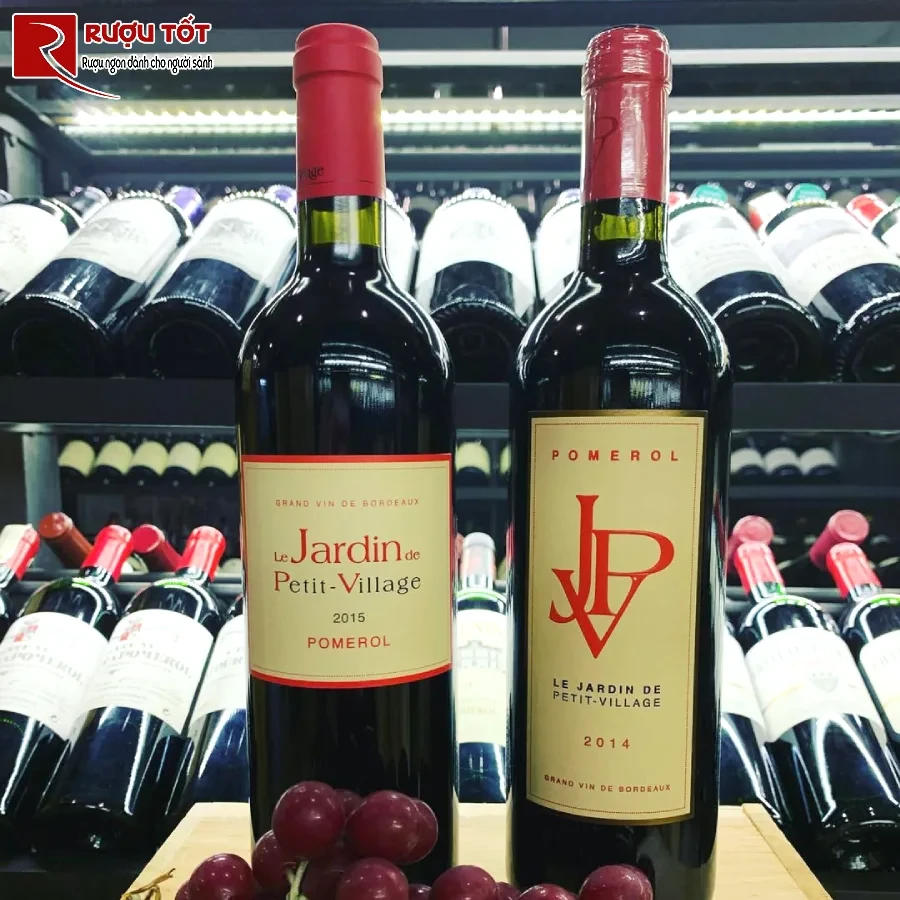 ruou le jardin de petit village pomerol 750ml dang cap