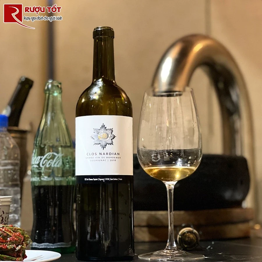 ruou le nardian grand vin de bordeaux phap chat luong cao