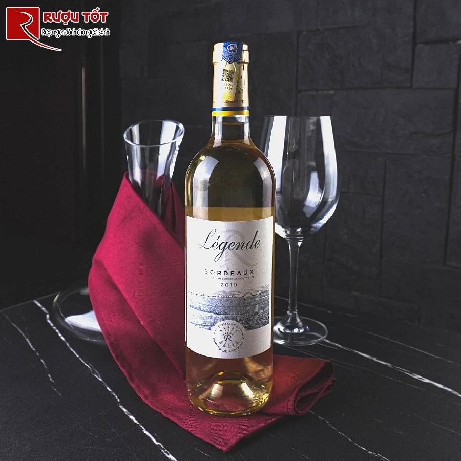 ruou legende bordeaux blanc domaines barons de rothschild 750ml 12%
