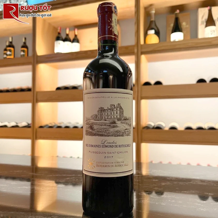 ruou l'enclos des domaines edmond de rothschild chat luong cao