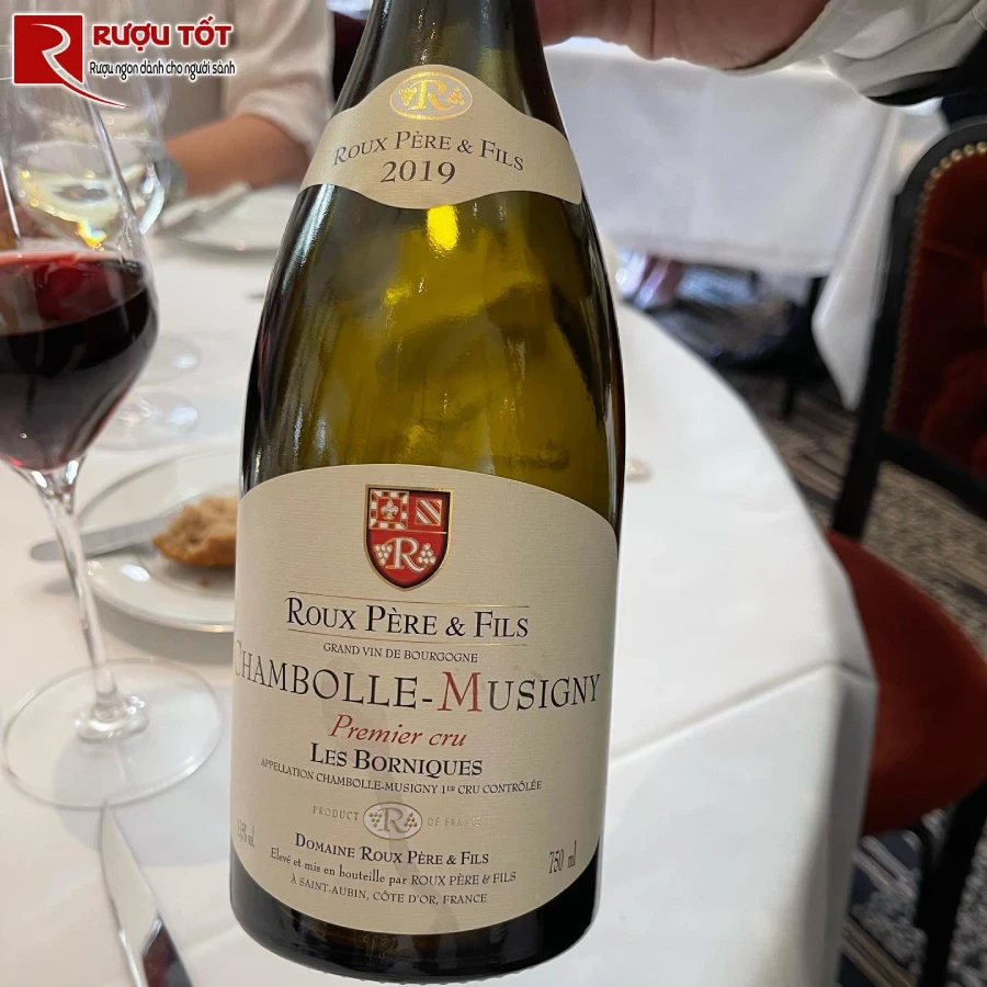 ruou les borniques chambolle musigny roux pere fils