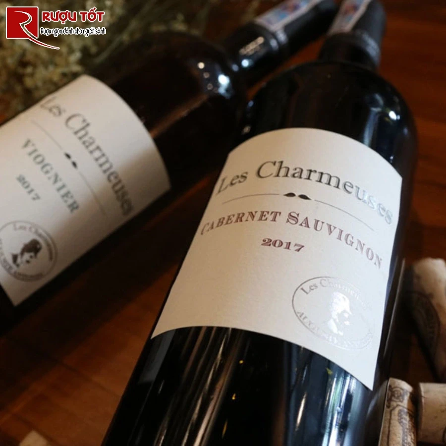 ruou les charmeuses cabernet sauvignon 13,5% 750ml gia tot