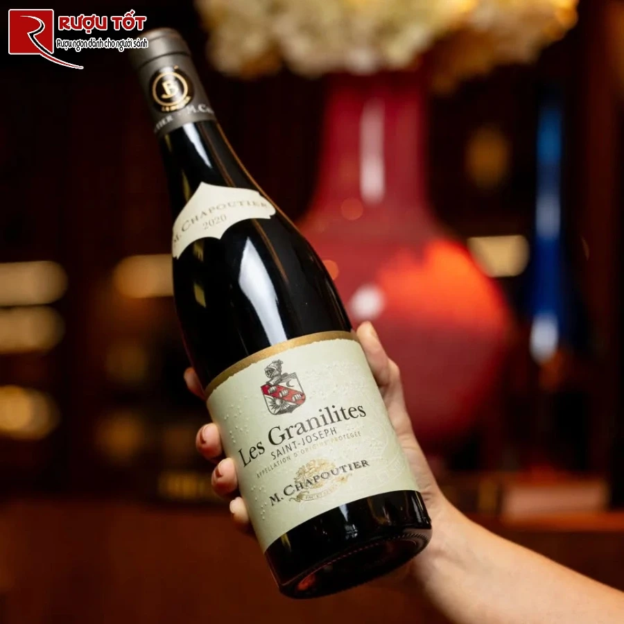 ruou les granilites saint joseph m chapoutier