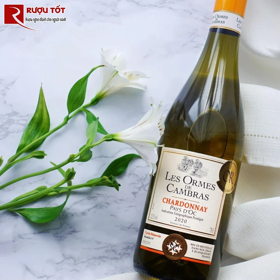 ruou les ormes de cambras pays d'oc 750ml thuong hang