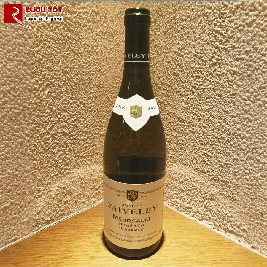 ruou meursault premier cru charmes 13,5% 750ml cao cap
