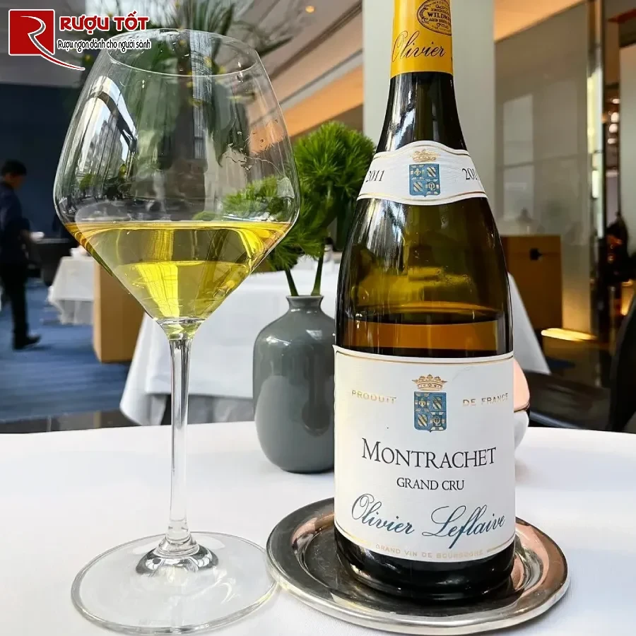 ruou montrachet grand cru olivier leflaive dang cap