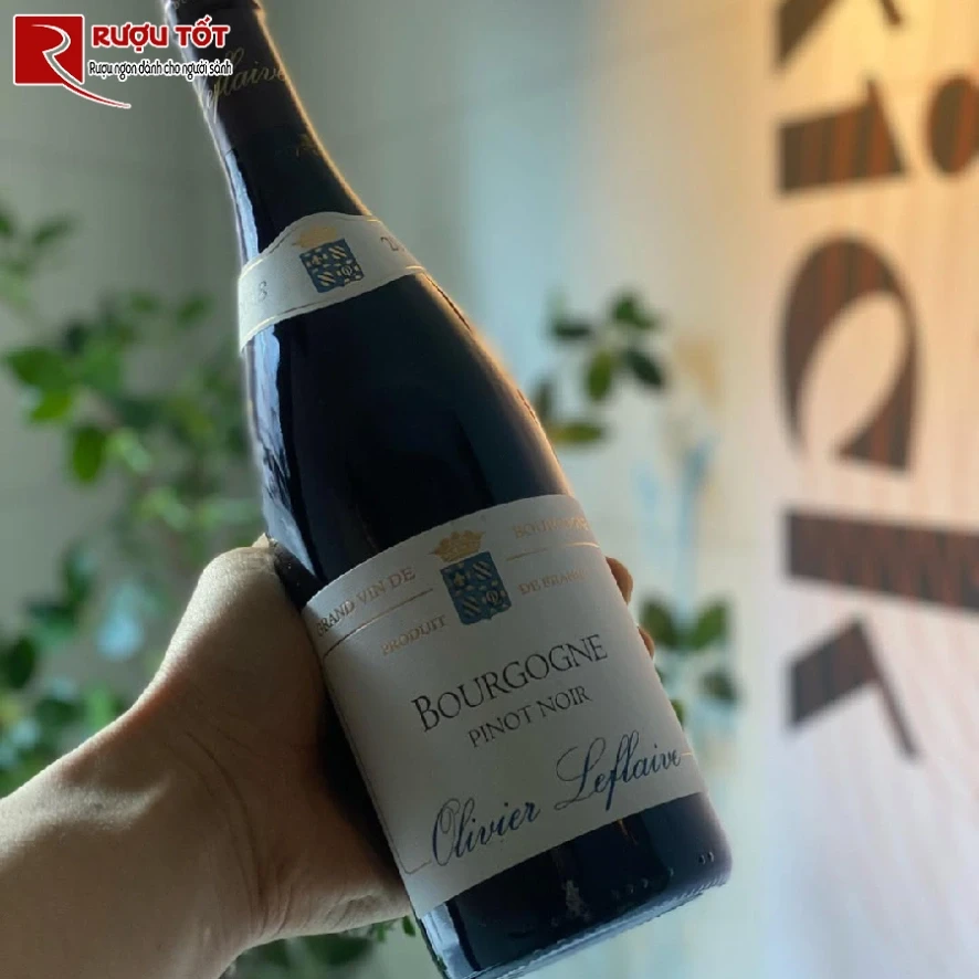 ruou olivier leflaive bourgogne pinot noir chinh hang