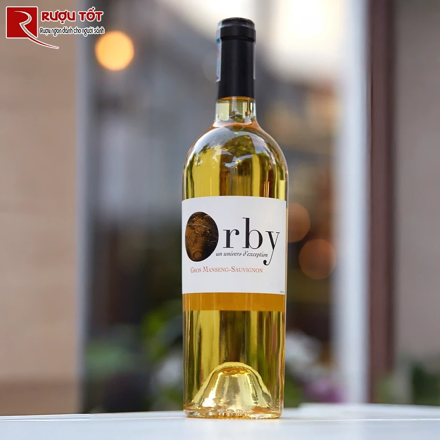 ruou orby gros manseng sauvignon bordeaux 11,5% 750ml