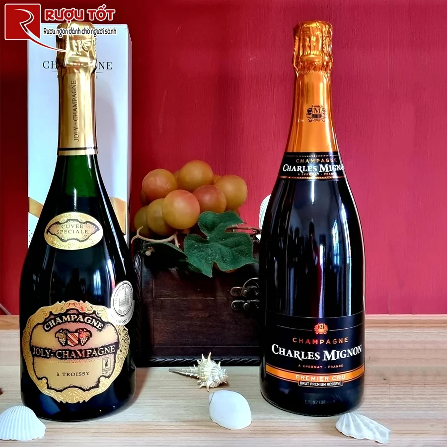 Rượu Pháp Champagne Charles Mignon Premier Cru