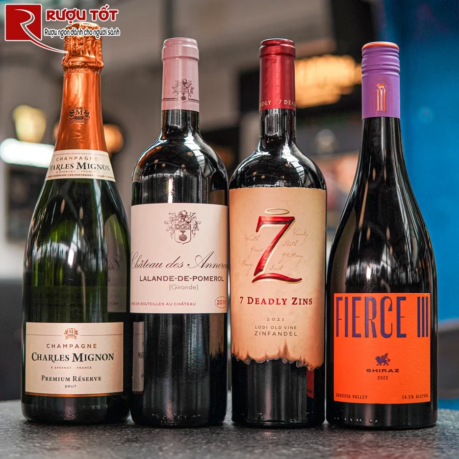 Rượu Pháp Champagne Charles Mignon