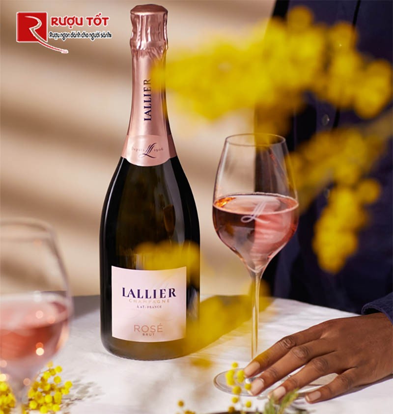Rượu Pháp Champagne Lallier Grand Rose