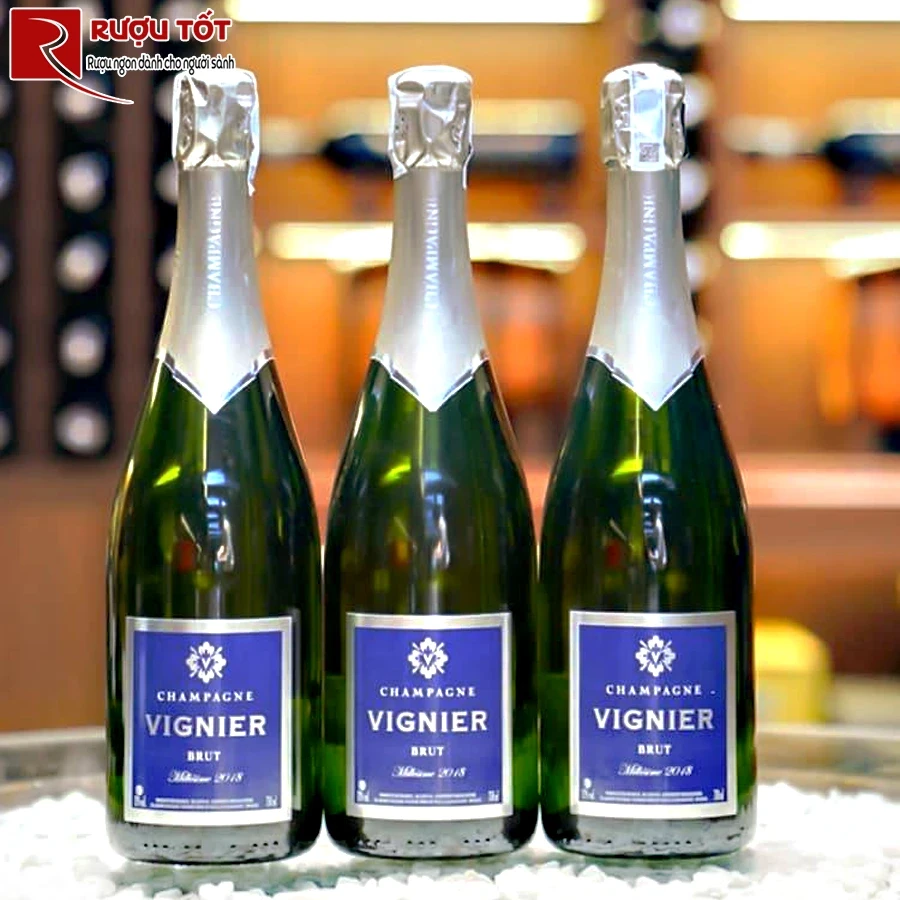 Rượu Pháp Champagne Vignier Brut Millesime
