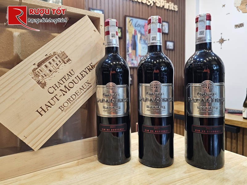 Rượu Pháp Chateau Haut Mouleyre Bordeaux