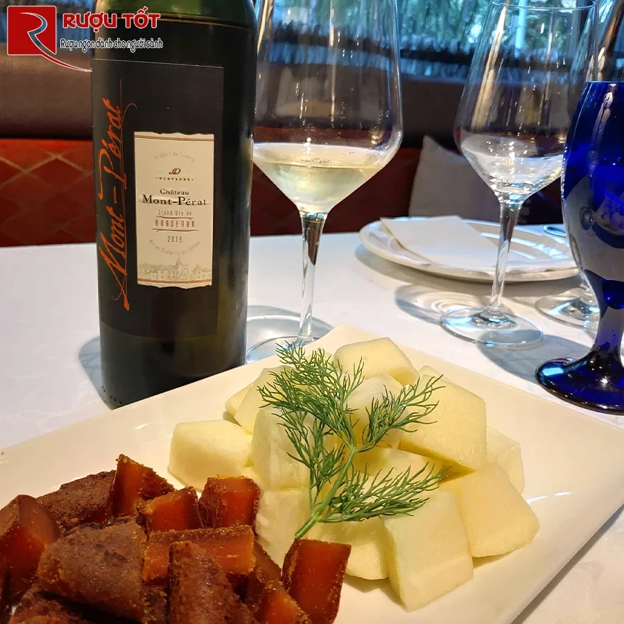 Rượu Pháp Chateau Mont Perat Bordeaux