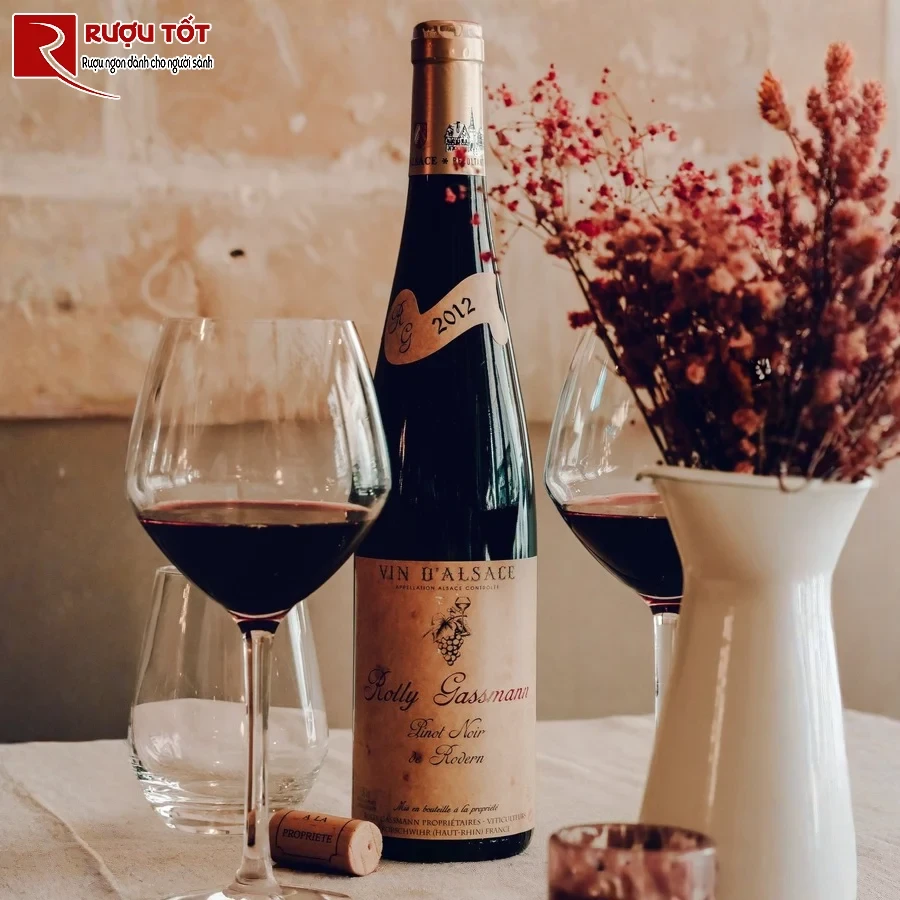 ruou pinot noir de rorschwihr domaine rolly gassmann