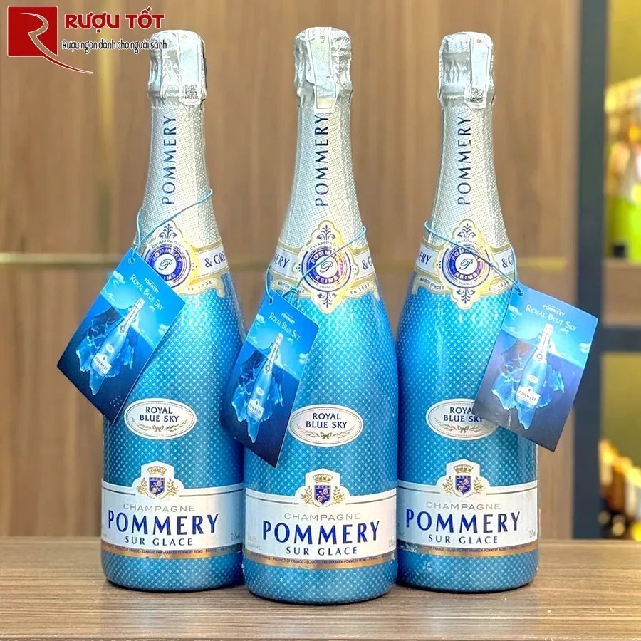Rượu Pommery Royal Blue Sky